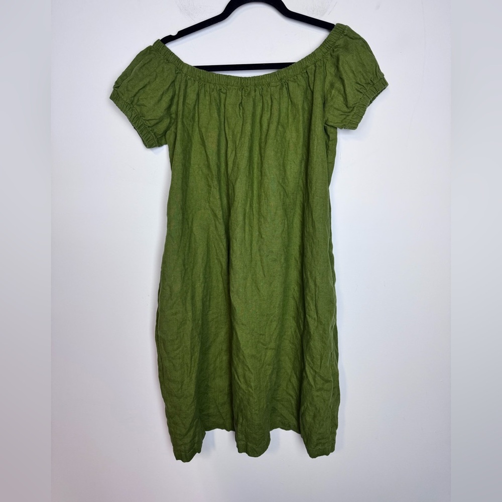 Manataikotai Etsy Poppy Dress Moss Green L